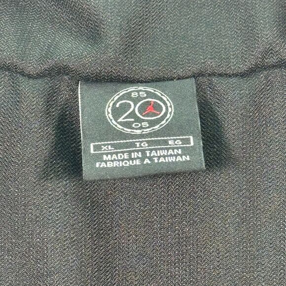Vintage Jordan Track Jacket Mens XL Full Zip Black Swoosh Nike‎ Basketball Hoop - Picture 10 of 13